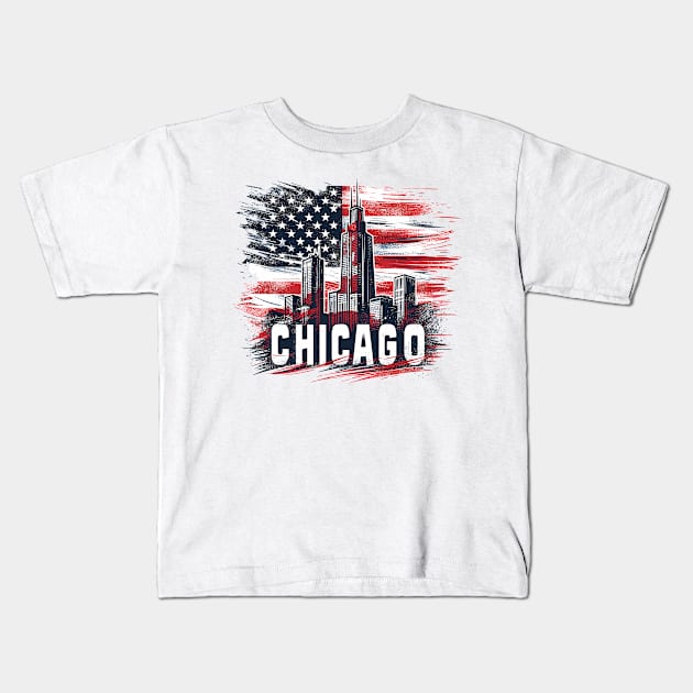 Chicago Kids T-Shirt by Vehicles-Art